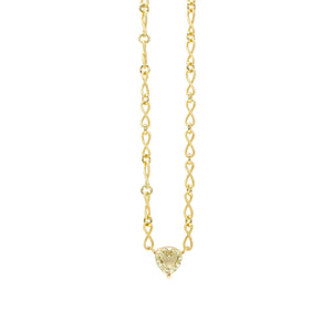 Yellow Sapphire Everyday Necklace