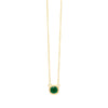 .37ct Emerald Milgrain Necklace