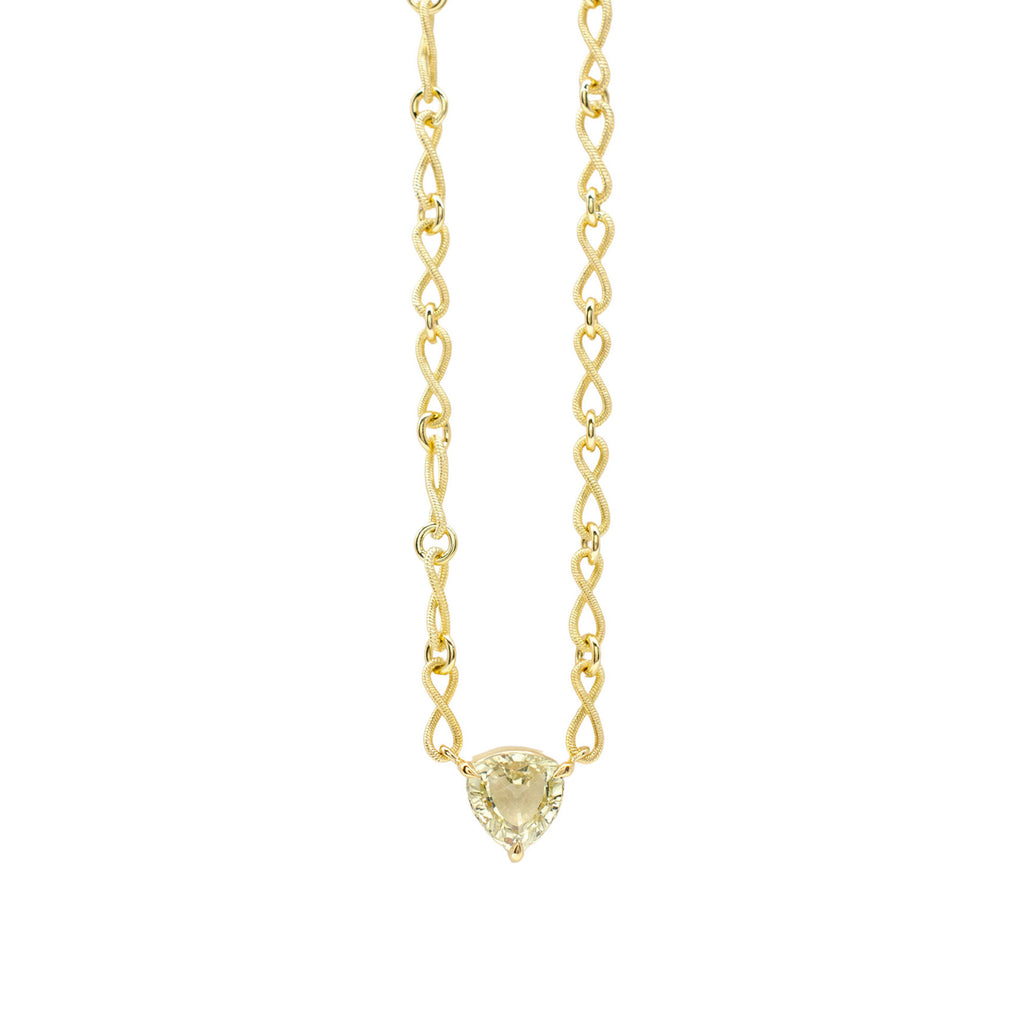 Yellow Sapphire Everyday Necklace