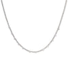 Scalloped Diamond Line Necklace