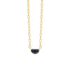 Halfmoon Grey Spinel Everyday Necklace