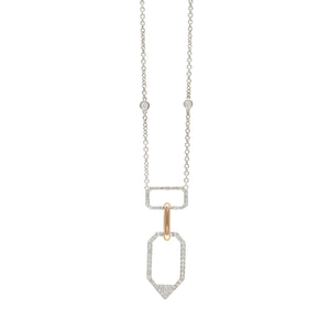 Two-Tone Geo Necklace