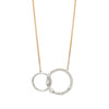 Two-Tone Circle Necklace