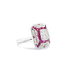 Deco Ruby Ring