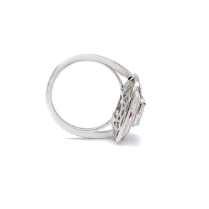 Deco Ruby Ring