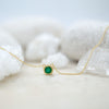 .37ct Emerald Milgrain Necklace