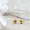 Yellow Sapphire Suzy Studs Round