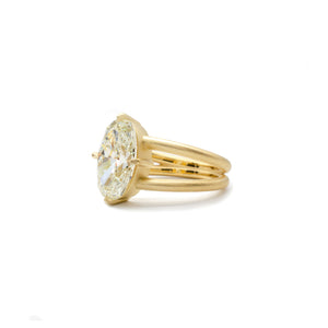 3ct Split Shank Ring