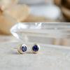 Mod Tanzanite Bezel Studs