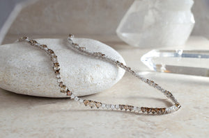 6.75ctw Mixed Diamond Line Necklace