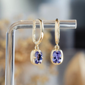 Tanzanite F Bezel Dangles