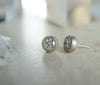 Mod 1ctw Diamond Bezel Studs White