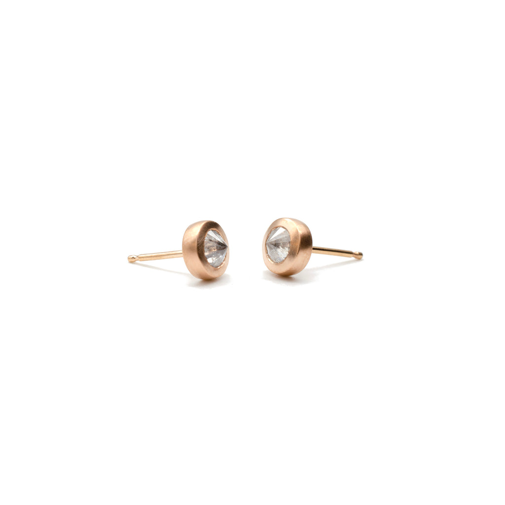 Diamond Spike Studs Rose