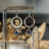 Sapphire Moonrise Earrings