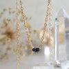 Halfmoon Grey Spinel Everyday Necklace