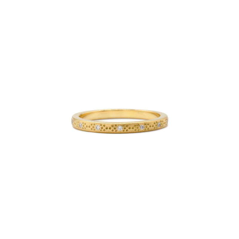 Gold Thin Pattern Band