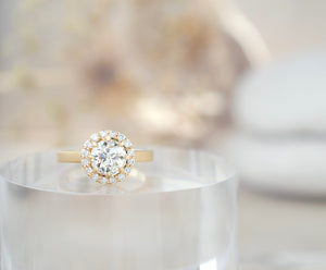 1.62ct Crown Jubilee Sheer Halo Ring