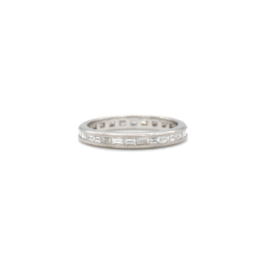 Baguette Diamond Eternity Ring in White