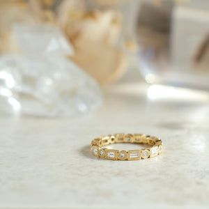 Baguette & Round Band