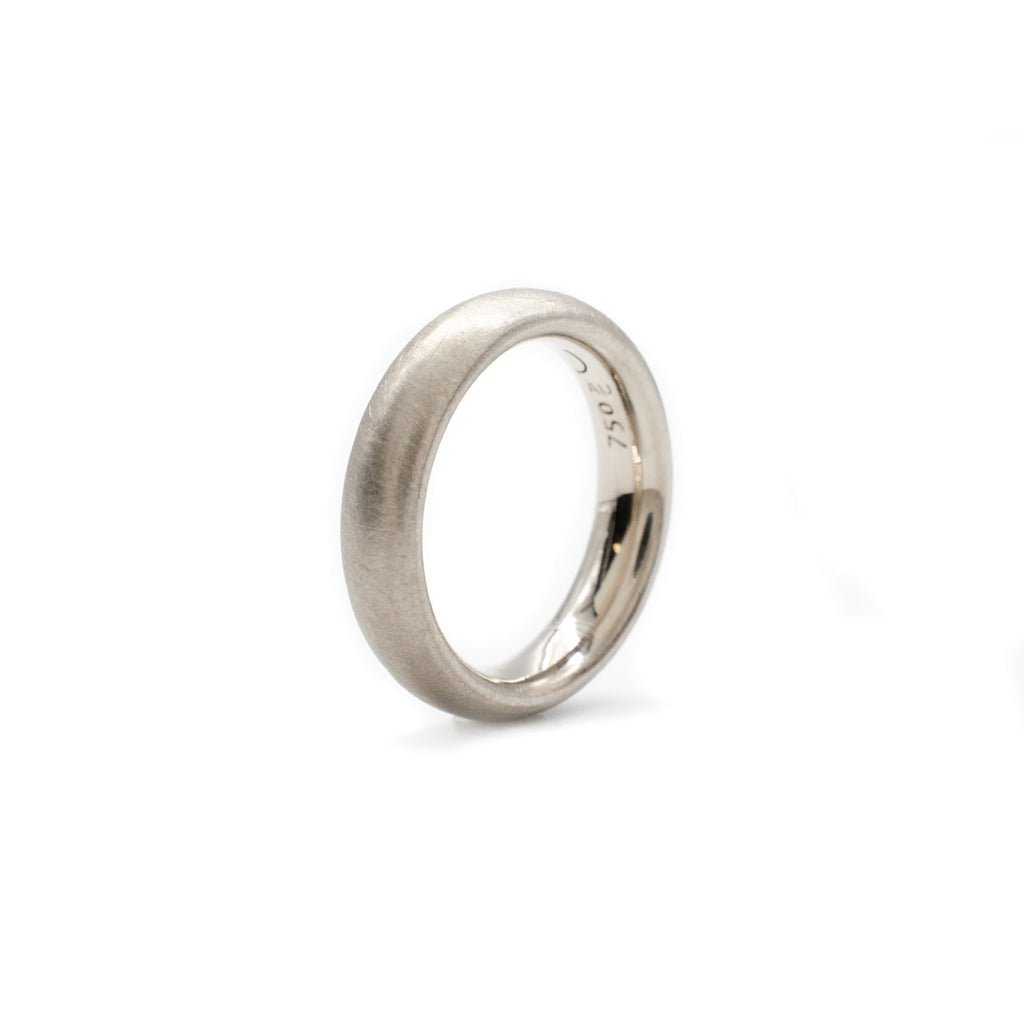 5mm Grey Gold Oval Tube Band