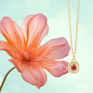 Pink Daisy Pendant