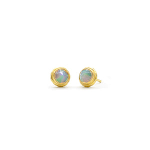 .60ctw Ethiopian Opal Studs